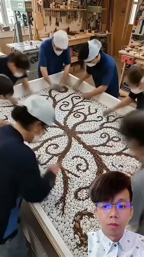 Creating a Glowing Tree of Life Resin Table! 🌳✨ #DIY #Epoxy