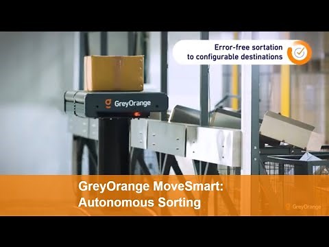 GreyOrange Ranger™ MoveSmart: Scalable Autonomous Mobile Sorting Robots