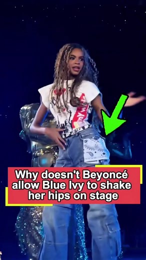 Why doesn’t Beyoncé allow Blue Ivy to shake her hips on stage? She has set three strict rules for her blue #cowboycarter #beyoncé #dance #blueivy #fyp #foryoupage