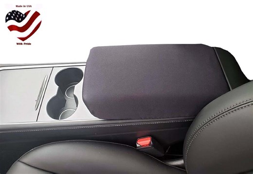 Designed for Tesla Model 3 Model Y Model S Model X 2016-2026 Neoprene Auto Armrest Center Console Cover Handmade in USA (CBLZ) - Etsy