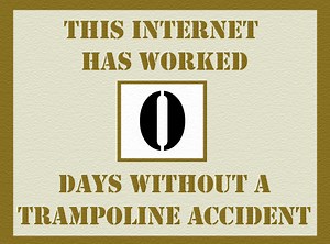 BREAKING TRAMPOLINE ACCIDENT: Slow Motion Trampoline Accident