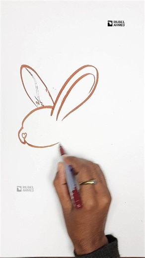 Easy Rabbit Drawing Technique | Step by Step Bunny Drawing for Beginners#EasyRabbitDrawing #RabbitDrawing #BunnyDrawing #EasyDrawing #DrawingForBeginners #KidsDrawing #AnimalDrawing #SimpleSketch #CuteDrawing #ArtTutorial | Rubel Ahmed