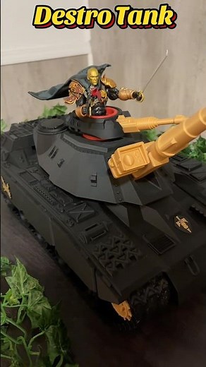 GI Joe Classified Custom Action Figure Cobra Destro & Tank 3D Printed by ‪@CenTexCollector‬ #gijoe