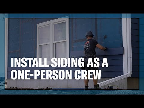 One-Person Installation with LP® SmartSide® ExpertFinish® Trim & Siding