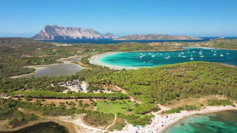 Drone Views of Cala Brandinchi: Sardinia's 'Little Tahiti'