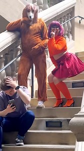 SCOOBY DOO & I WANTED TO SIT DOWN, but a passing guy took it seriously..🤦🏻‍♀️😳LA ELVÍRA #shorts | Broad Horizons