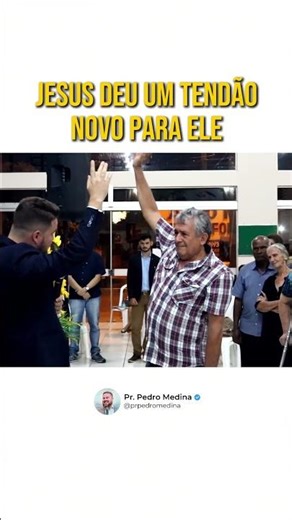Jesus deu um tendão novo para ele!