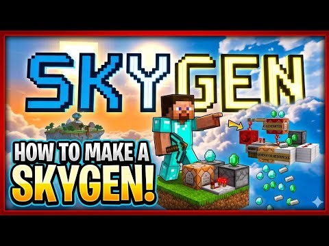 How to make a SkyGen Tutorial #minecraft #youtube #youtubevideo #skygen ‪@RehanYT_295‬