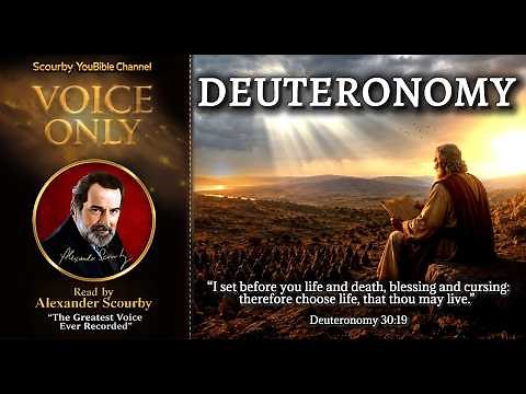 5 | BOOK OF DEUTERONOMY | KJV VOICE ONLY | Read By Alexander Scourby | The Voice of The Bible.