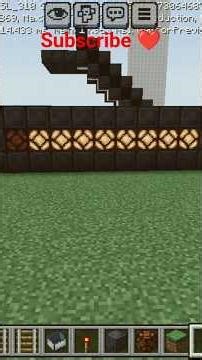 How to make a simple dancing light in minecraft please subscribe ❤️