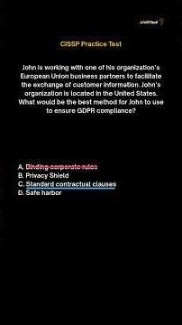 CISSP Exam Practice Question #7 – Test Your Readiness Before the Real Exam!