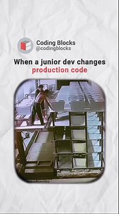 8.6K views · 31 reactions | Who else can relate to this?  Let us know in the comments below! Tag and Share this with your coder friends! Follow @codingblocks for more!! . . . . . . #CodingBlocks #error #leanrtocode #explorepage #codinghumor #developer #tester #developer #project #programminglife #programmingmemes #reelsinstagram #reelitfeelit #coderlife #instagram #coding #reelkarofeelkaro #instagood #trending #viral #explore #codingmemes | Coding Blocks | Facebook