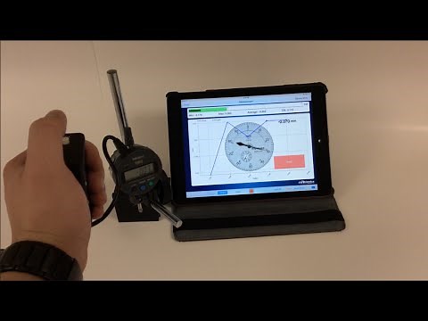Single Recording of Mitutoyo Dial Indicator with WiMER and DialReadPad App