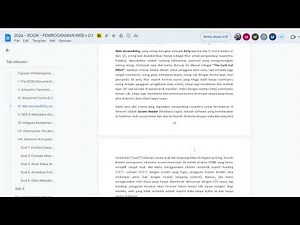 membaca buku pemograman web chapter 2