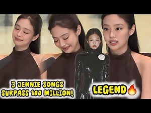 Jennie of BLACKPINK Breaks New Records: Three Songs Released in 2025 Surpass 100 Million Streams