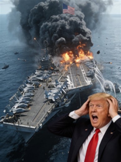 🚨 JUST 5 Minutes Ago…”The aircraft carrier had just crossed the Strait of Hormuz, suddenly the aircraft carrier was attacked by missiles and nuclear-capable Saheed drones from Iran’s shadowless deep-sea forces #fyp #viralvideo #trending #gaming #arma3 #milsim #aircombat #fighterjets #stealthfighter #modernwarfare #battlefieldsimulation #combatfootage #virtualbattle #airstrike #electronicwarfare #bvrcombat #strategicwarfare #militarysimulation #waranalysis #cinematicbattle #militarygaming