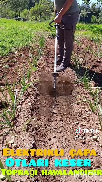 Elektrikli Ot Kesme Çapa Makinesi ile Tarımda Verimlilik