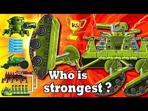 Transformers Tank: KV-44-M2 Walker vs Army Tank, COLOSSUS CYCLOPS | Arena Tank Cartoon