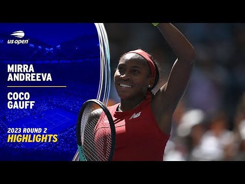 Mirra Andreeva vs. Coco Gauff Highlights | 2023 US Open Round 2