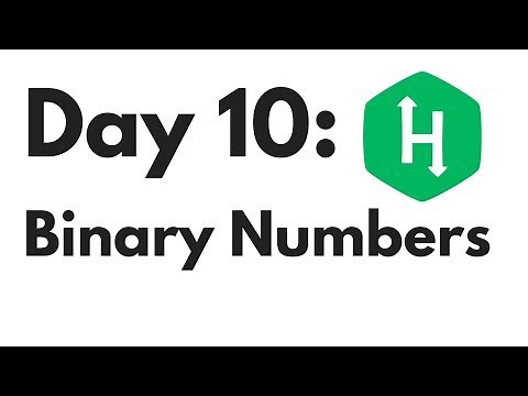 HackerRank Day 10: Binary Numbers | Python