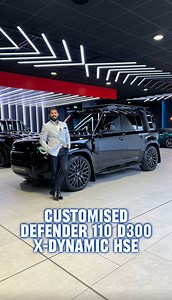 16K views · 639 reactions | Top of the range X-Dynamic HSE customised with 23” KAHN Black Alloys, Wide Arch Kit, Expedition Roof Rack, Black Rear Spoiler, Roof Mounted LED POD Lights, Fixed Side Steps, Deployable Side Ladders, Side Air Intake & Gear Carrier  Live Priced at £57,990 - Buy & Reserve Online - Contact Joe on 07714216989 or Business WhatsApp us on 07724101010  #landroverdefender #defender110 #bespokedefender #acklamcars | Acklam Cars | Facebook