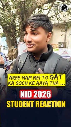 NID Exam Alternates | NID 2026 Students Reaction😱 #NID2026 #NID