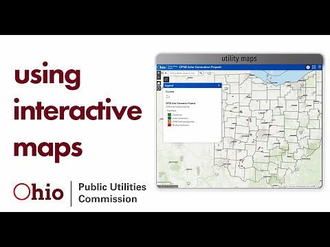 Using interactive maps at the PUCO