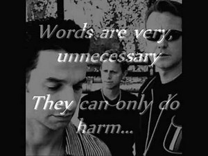 Depeche Mode - "Enjoy The Silence" Lyrics