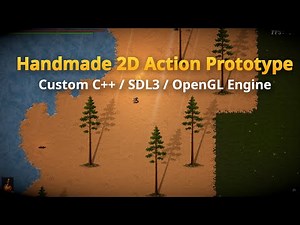Handmade 2D Action Prototype – Water Shader & Dynamic Shadows | C++ | SDL3 | OpenGL