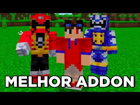 CRIEI UMA ADDON DE POWER RANGERS PARA MINECRAFT!