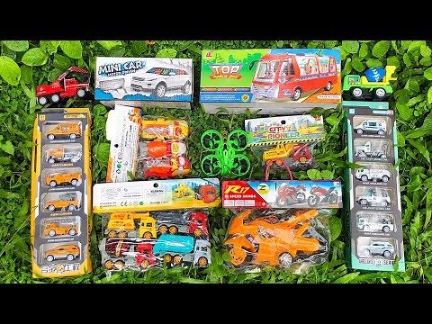 Unboxed the new toy vehicles which I found in the bushes and Review with you | PlayToyTime TV