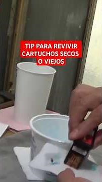 How to revive dried or old ink cartridges #shorts #clean #cartridge #tips