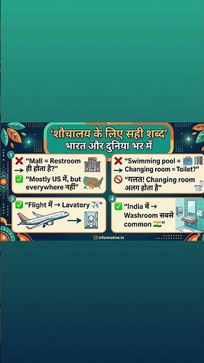Washroom vs. Restroom vs. Lavatory: Which Word to Use? | English Vocabulary #indiavsusa