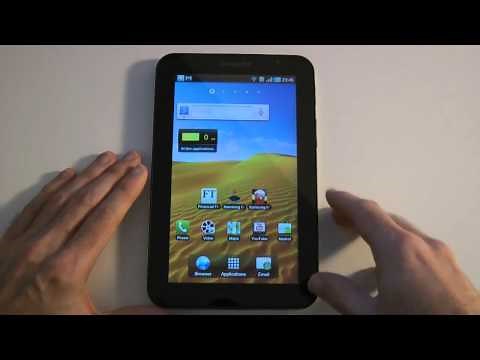 Samsung Galaxy Tab First Turn On & User Interface Tour