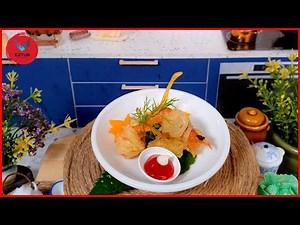 Make shrimp rolls with french fries | The recipe completely new cook shrimp and potatoes | mini food