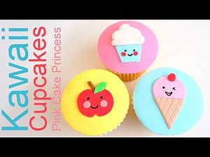 Kawaii Cupcakes how to by Pink Cake Princess - Dessert Network Kawaii Collaboration