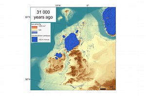 Watch an ice sheet melt—and Great Britain and Ireland emerge