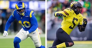 Kayvon Thibodeaux speaks about modeling his game after Von Miller