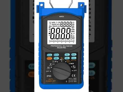 New Toy, large LCD display multimeter. No Fluke, but the one thing it does my Fluke don't - HV