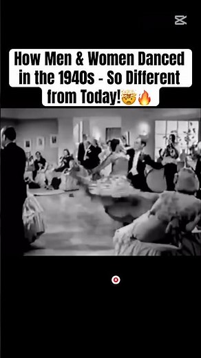 How Men & Women Danced in the 1940s – So Different from Today!🤯🔥#1940sDance #OldSchoolMoves
