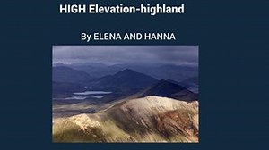 HIGH ELEVATION HIGHLAND