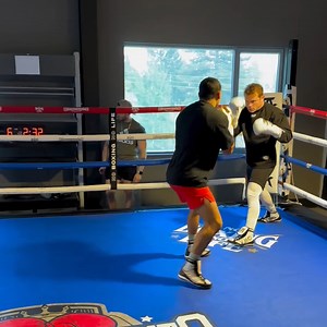 CAMPEÓN & CAMPEÓN Canelo Álvarez y Teofimo Lopez, en sparring amistoso en el campamento de Canelo en California 🇺🇸 #ESPNKnockOut #CaneloBerlanga | ESPN KnockOut