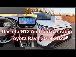Toyota Rav4 (2019-2022) Dasaita G13 12.3inch screen 2k Android Head Unit radio installation.