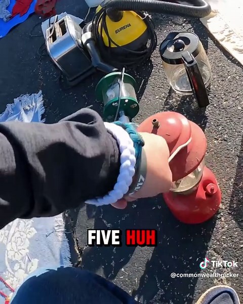 This could have been bad #garagesalefinds #pokemon #colemanlantern