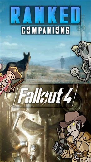 Ranking EVERY Fallout 4 Companion ☢️ #fallout #gaming #fallout4 #shorts