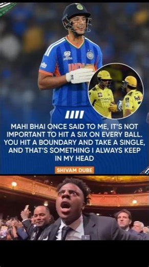 ​"Dube Credits Dhoni 😱: 'Mahi Bhai Ne Sikhaya!' 👑🦁🔥" #t20worldcup2026