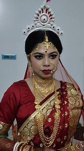 Today work 13.02.25 Makeup artists profession a first bridal work Kemon hoyeche cmnt kore janao sobai A S Ankita Sinha #bridalmakeup #fbreelsfypシ゚viralfbreelsfypシ゚viral | Ankita Pal