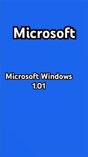 Microsoft Windows 1.01 fanmade