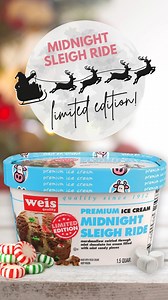 19K views · 69 reactions | Sleigh, what? You heard right! Limited Edition Midnight Sleigh Ride Ice Cream is back for a limited time!  | Weis Markets | Facebook