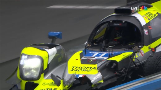 New twist to racing in the rain: Crash leaves IMSA driver without a windshield at Watkins Glen